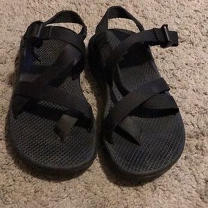 Black chacos size 7